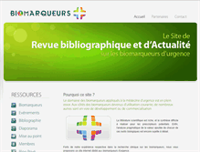 Tablet Screenshot of biomarqueur.com